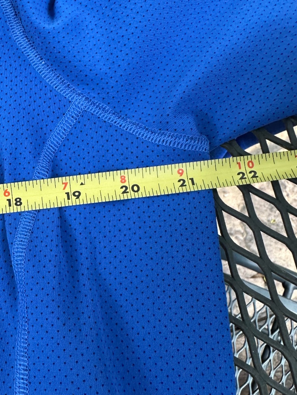 Nike Dri-FIt Blue Long Sleeve Running Top ~ XL - Picture 5 of 6
